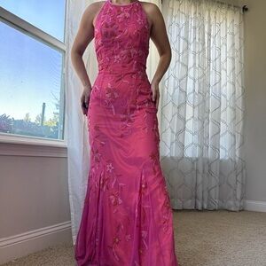 Floral Beaded Gown